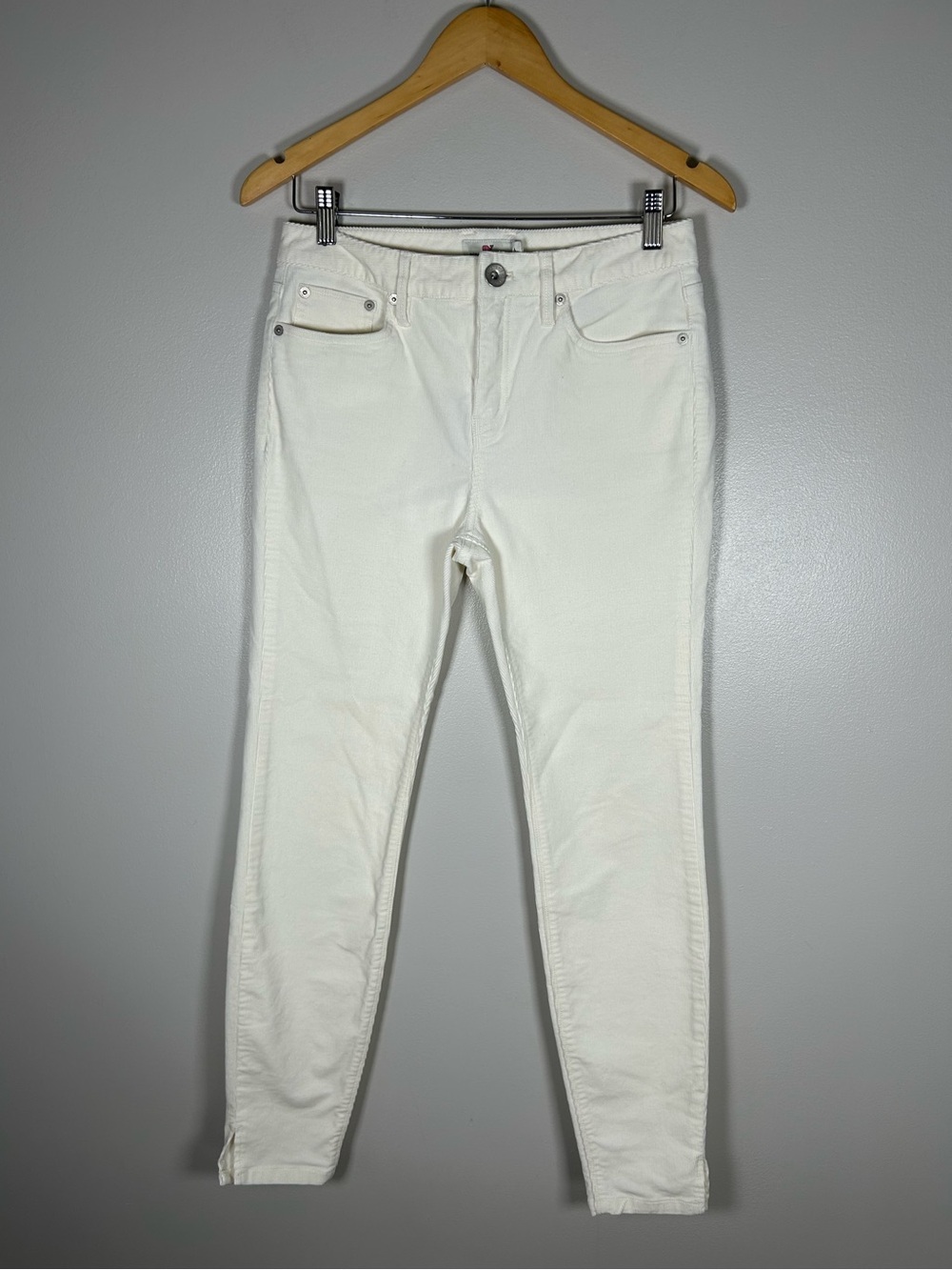 Vineyard Vines Cream Women’s Corduroy Slim Pants